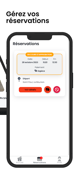 Vtc Réunion Polo Screenshot 2