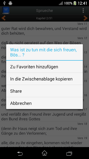 Deutsch Luther Bibel Screenshot 2