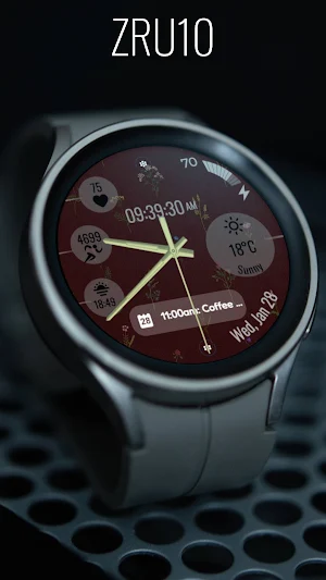 ZRU10 Watch Face for Wear OS Screenshot 2