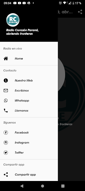 Radio Corazón Paraná Screenshot 1
