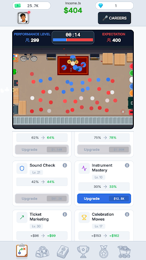 Super Star - Manager Idle Game Screenshot 0