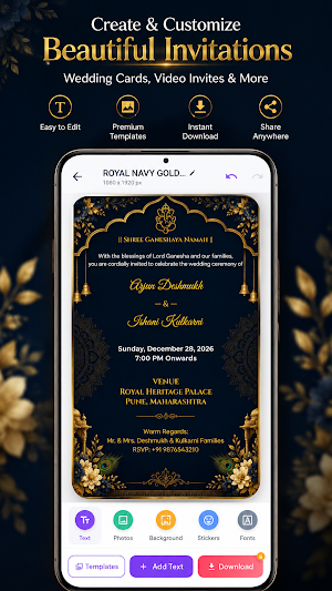 invitation card maker free Screenshot 3
