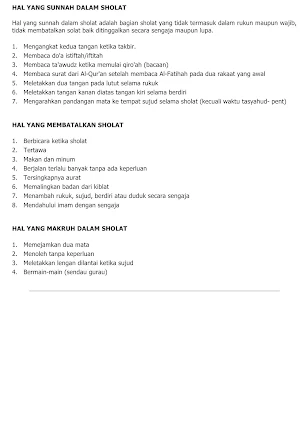 Sifat Sholat Nabi Muhammad Saw Screenshot 3