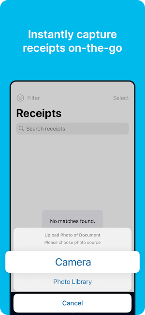 Shoeboxed Receipt Scanner App Screenshot 1