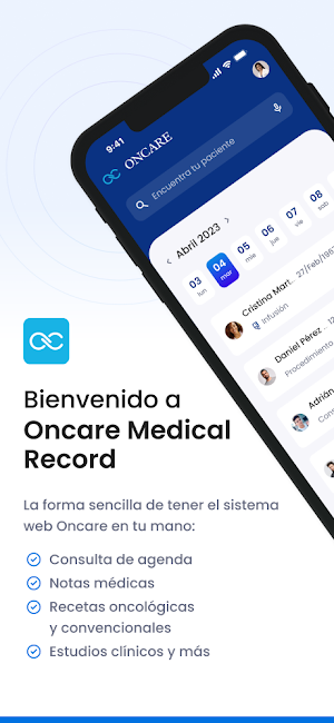 Oncare Medical Record Screenshot 0