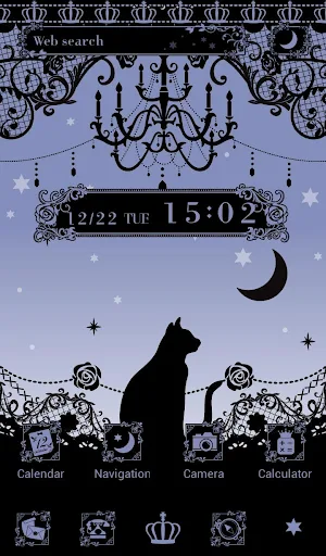Gothic-Starry Sky, Black Cat- Screenshot 0