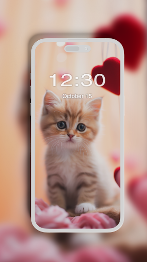 Cute Kitten Wallpaper Screenshot 3