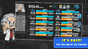 Einstein's Genius - Idle Resource Manager Screenshot 1