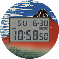 HOKUSAI Retro Watch Face Vol.2
