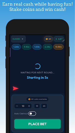 Aviator Cash Flight Money Game Screenshot 2
