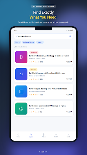 Talent - Freelance Marketplace Screenshot 2