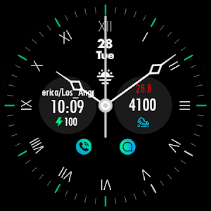Black Analog watch face screenshot 5