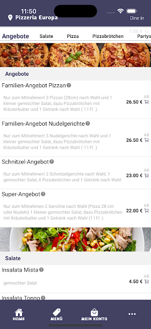 Pizzeria Europa Porta Screenshot 2