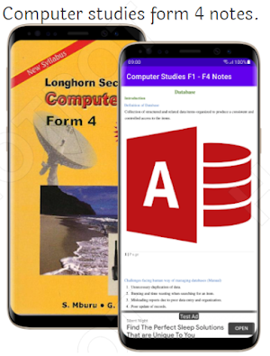 Computer studies:f1 - f4 notes Screenshot 3
