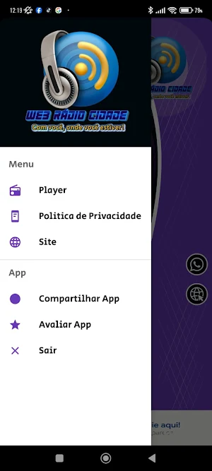 Web Rádio Cidade Screenshot 1
