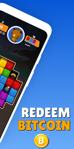 Crypto Blocks - Earn Bitcoin! Screenshot 1