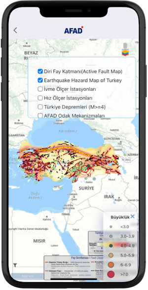 Deprem AFAD Screenshot 1