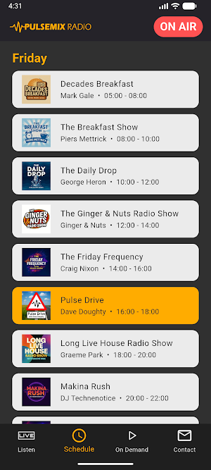 PulseMix Radio Screenshot 2