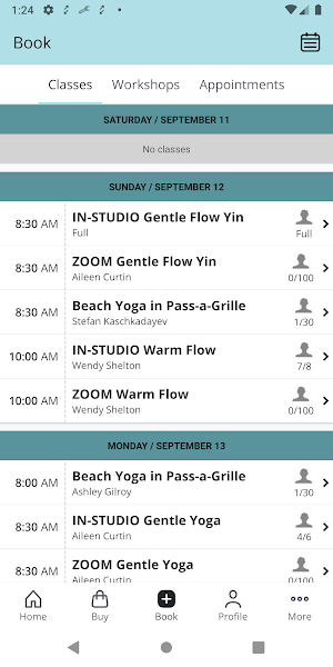 Nava Yoga Studio Screenshot 1