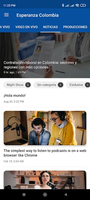 Esperanza Colombia Screenshot 2