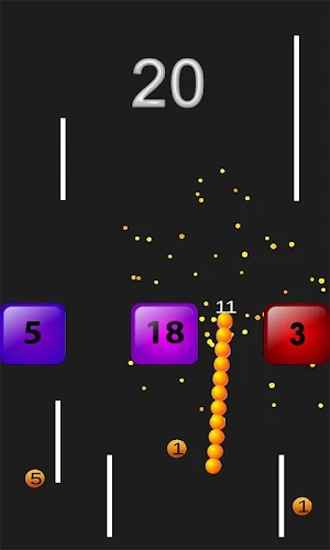 Snakes Blocks Break Challenge  Screenshot 2