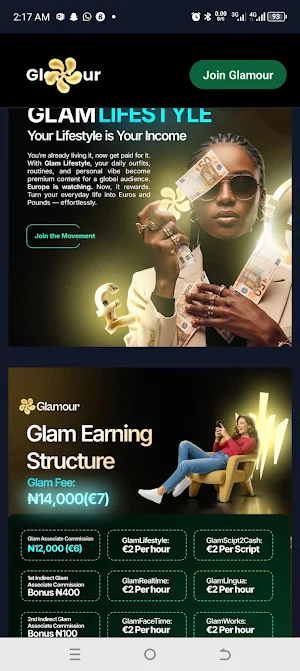 Glamour App Screenshot 3