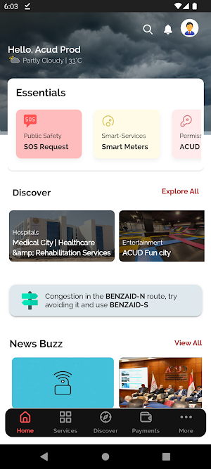 ACUD Citizen Mobile App Screenshot 0