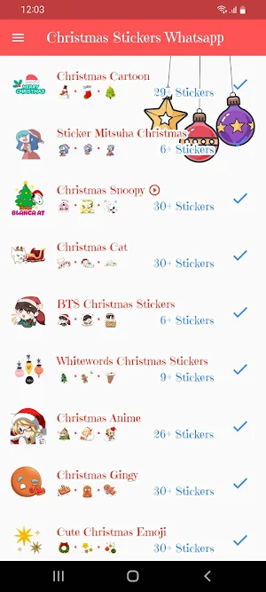 Christmas Sticker for WhatsApp Screenshot 2