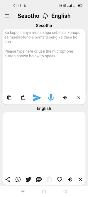 Sesotho To English Translator Screenshot 0