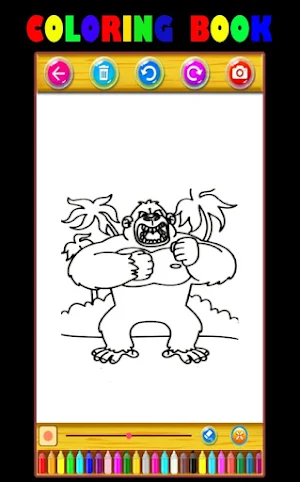 Godzilla VS Kong Coloring Book - Easy Coloring Screenshot 3