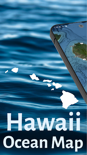 Hawaii Ocean Map Screenshot 0