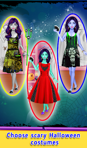 Halloween Princess Makeover Salon Games Screenshot 3