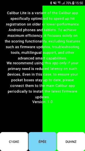 Calibur Lite Screenshot 1