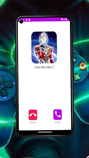 Ultra Hero Man Fake Video Call Screenshot 2