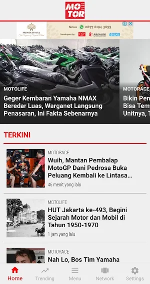 Motorplus-online - Berita Dunia Motor Indonesia Screenshot 1