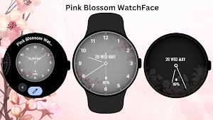 Pink Blossom WatchFace Screenshot 2