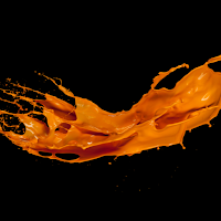 Black And Orange Wallpaper