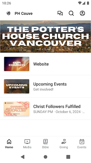 Potters House Church Vancouver Screenshot 0