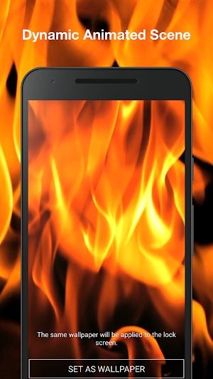 Burning Live Wallpaper Screenshot 1