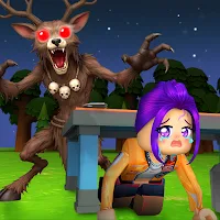 Night in Survive Dark Forest