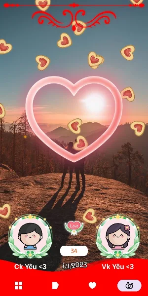 TrueLove: Đếm ngày yêu Screenshot 0