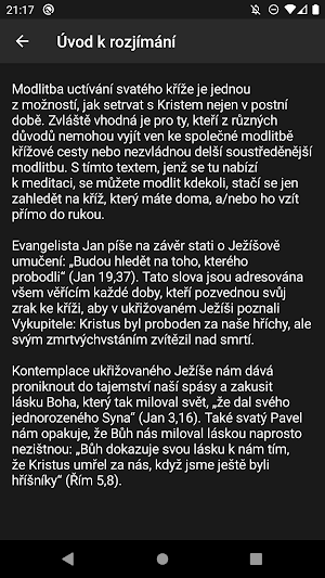 Rozjímání o Kristově utrpení Screenshot 3