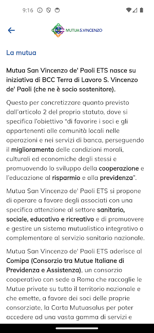Mutua San Vincenzo De' Paoli Screenshot 0