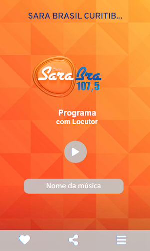 Sara Brasil Curitiba 107.5 FM Screenshot 1