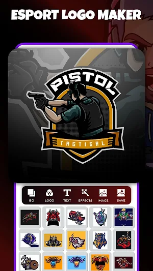 Esport Gaming Logo Maker Screenshot 1