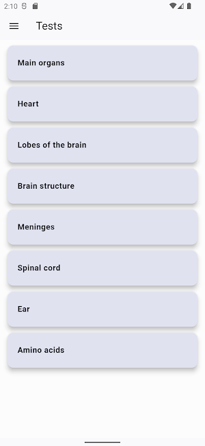 Biology Quiz Screenshot 0