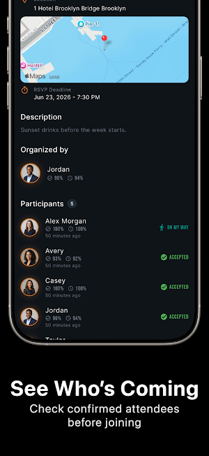 Lynx: Private Meetups Screenshot 1