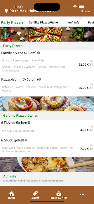 Pizza Maxi Holzofen Pizza Screenshot 2