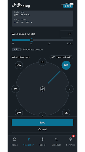 Ekynavy - Sailing Logbook Screenshot 2