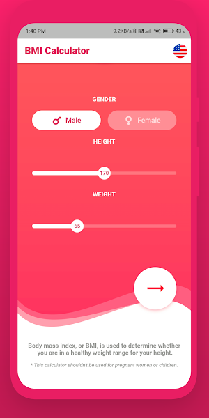BMI Calculator - Weight Loss Screenshot 3
